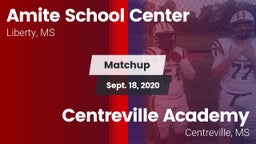 Matchup: Amite vs. Centreville Academy  2020