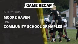 Recap: Moore Haven  vs. Community School of Naples 2015