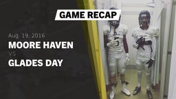 Recap: Moore Haven  vs. Glades Day  2016