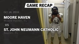 Recap: Moore Haven  vs. St. John Neumann Catholic  2016