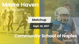 Matchup: Moore Haven vs. Community School of Naples 2017