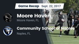 Recap: Moore Haven  vs. Community School of Naples 2017