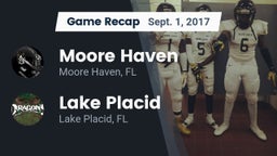 Recap: Moore Haven  vs. Lake Placid  2017