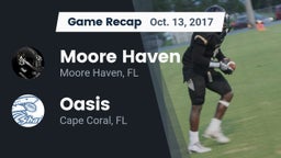 Recap: Moore Haven  vs. Oasis  2017