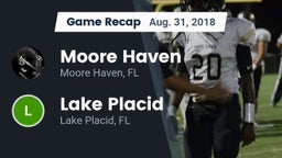 Recap: Moore Haven  vs. Lake Placid  2018