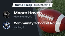 Recap: Moore Haven  vs. Community School of Naples 2018