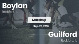 Matchup: Boylan  vs. Guilford  2016