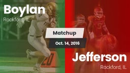 Matchup: Boylan  vs. Jefferson  2016