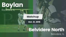 Matchup: Boylan  vs. Belvidere North  2016