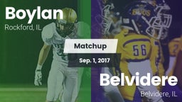 Matchup: Boylan  vs. Belvidere  2017