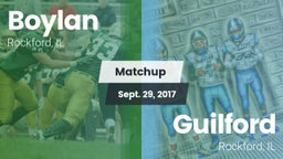 Matchup: Boylan  vs. Guilford  2017