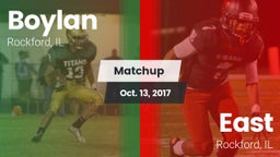 Matchup: Boylan  vs. East  2017