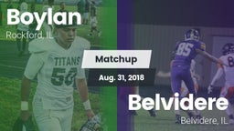 Matchup: Boylan  vs. Belvidere  2018