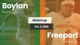 Matchup: Boylan  vs. Freeport  2018