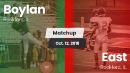 Matchup: Boylan  vs. East  2018