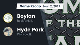 Recap: Boylan  vs. Hyde Park  2019