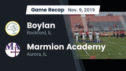 Recap: Boylan  vs. Marmion Academy  2019