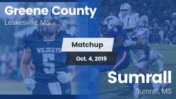 Matchup: Greene County vs. Sumrall  2019