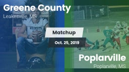 Matchup: Greene County vs. Poplarville  2019