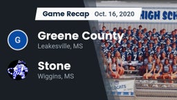 Recap: Greene County  vs. Stone  2020