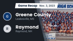 Recap: Greene County  vs. Raymond  2023
