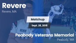 Matchup: Revere vs. Peabody Veterans Memorial  2018
