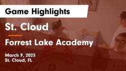 St. Cloud  vs Forrest Lake Academy  Game Highlights - March 9, 2023