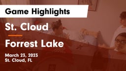 St. Cloud  vs Forrest Lake Game Highlights - March 23, 2023