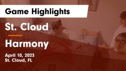 St. Cloud  vs Harmony Game Highlights - April 10, 2023
