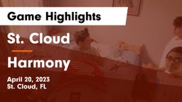 St. Cloud  vs Harmony Game Highlights - April 20, 2023