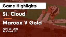 St. Cloud  vs Maroon V Gold Game Highlights - April 26, 2023