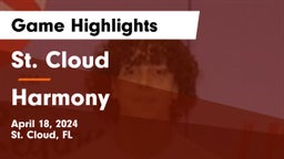 St. Cloud  vs Harmony  Game Highlights - April 18, 2024