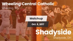 Matchup: Wheeling Central Cat vs. Shadyside  2017