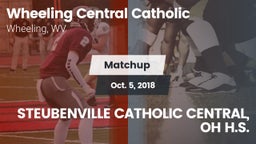 Matchup: Wheeling Central Cat vs. STEUBENVILLE CATHOLIC CENTRAL, OH H.S. 2018