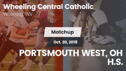 Matchup: Wheeling Central Cat vs. PORTSMOUTH WEST, OH H.S. 2018