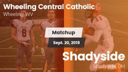 Matchup: Wheeling Central Cat vs. Shadyside  2019