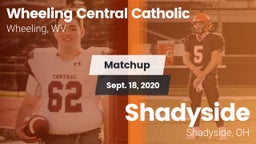 Matchup: Wheeling Central Cat vs. Shadyside  2020