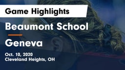 Beaumont School vs Geneva  Game Highlights - Oct. 10, 2020