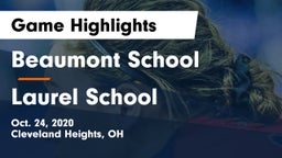Beaumont School vs Laurel School Game Highlights - Oct. 24, 2020