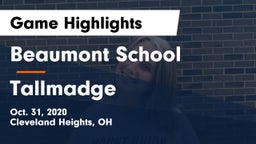 Beaumont School vs Tallmadge Game Highlights - Oct. 31, 2020