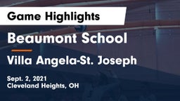 Beaumont School vs Villa Angela-St. Joseph  Game Highlights - Sept. 2, 2021