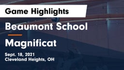 Beaumont School vs Magnificat  Game Highlights - Sept. 18, 2021