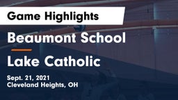 Beaumont School vs Lake Catholic  Game Highlights - Sept. 21, 2021