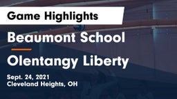 Beaumont School vs Olentangy Liberty  Game Highlights - Sept. 24, 2021