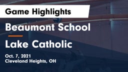 Beaumont School vs Lake Catholic  Game Highlights - Oct. 7, 2021