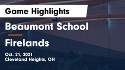 Beaumont School vs Firelands  Game Highlights - Oct. 21, 2021