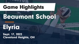 Beaumont School vs Elyria  Game Highlights - Sept. 17, 2022