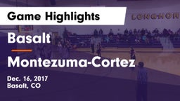 Basalt  vs Montezuma-Cortez  Game Highlights - Dec. 16, 2017