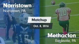 Matchup: Norristown vs. Methacton  2016