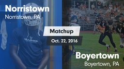Matchup: Norristown vs. Boyertown  2016